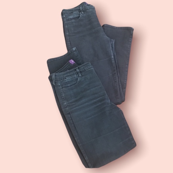 Bundle of 2 NYDJ Black Jeans - Picture 2 of 7
